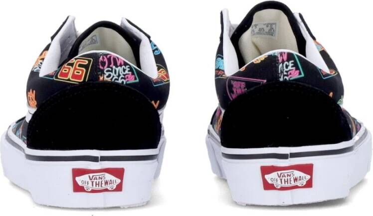 Vans Zwart Neon Lage Sneaker Black Heren