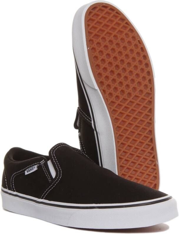 Vans Zwart Wit Skate Park Stijl Sneakers Black Heren