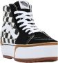 Vans Zwarte Casual Hoge Dames Sneakers Black Dames - Thumbnail 4