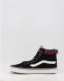 Vans Zwart Rood Filmore Hi Top Sneakers Black Heren - Thumbnail 3