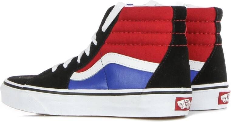 Vans Zwarte Leren Hoge Top Sneakers Multicolor Heren