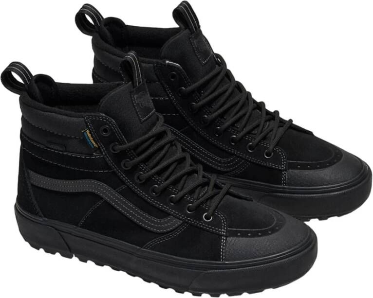 Vans Zwarte Sportieve Hoge Top Heren Sneakers Black Heren