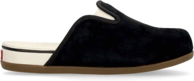 Vans Zwart Marshmallow Suède Slip-On Muiltje Black Heren