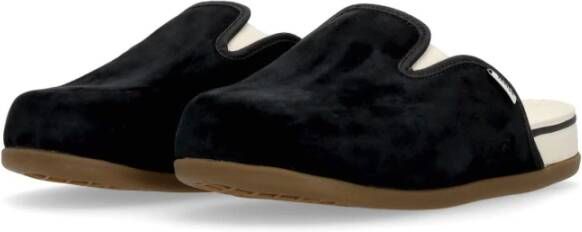 Vans Zwart Marshmallow Suède Slip-On Muiltje Black Heren