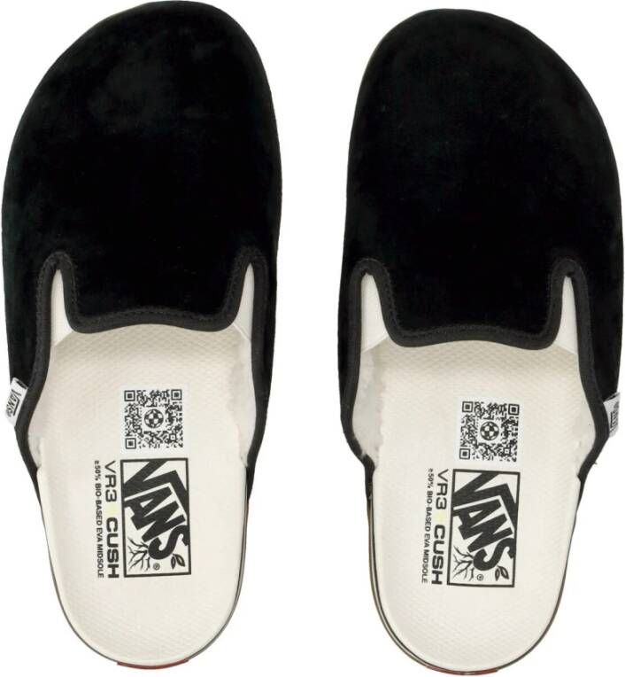 Vans Zwart Marshmallow Suède Slip-On Muiltje Black Heren