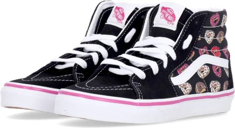 Vans Zwart Roze Sk8-hi Sneaker Liefde Black Dames