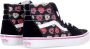 Vans Zwart Roze Sk8-hi Sneaker Liefde Black - Thumbnail 5