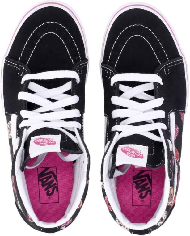 Vans Zwart Roze Sk8-hi Sneaker Liefde Black Dames