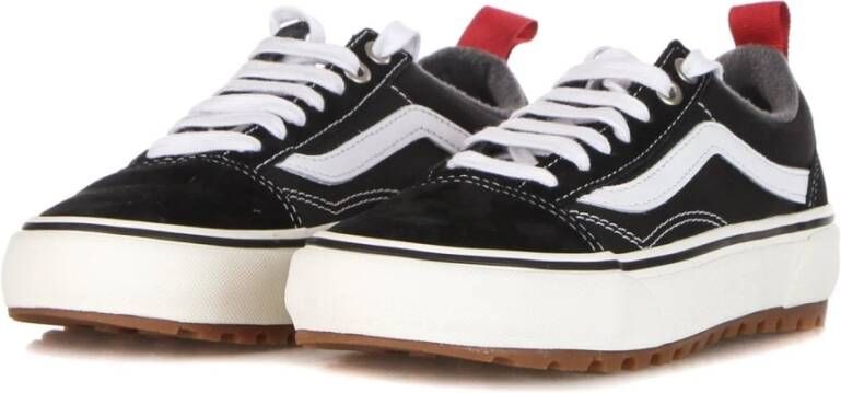 Vans Zwart Wit Lage Sneaker met Primaloft Padding Black Dames