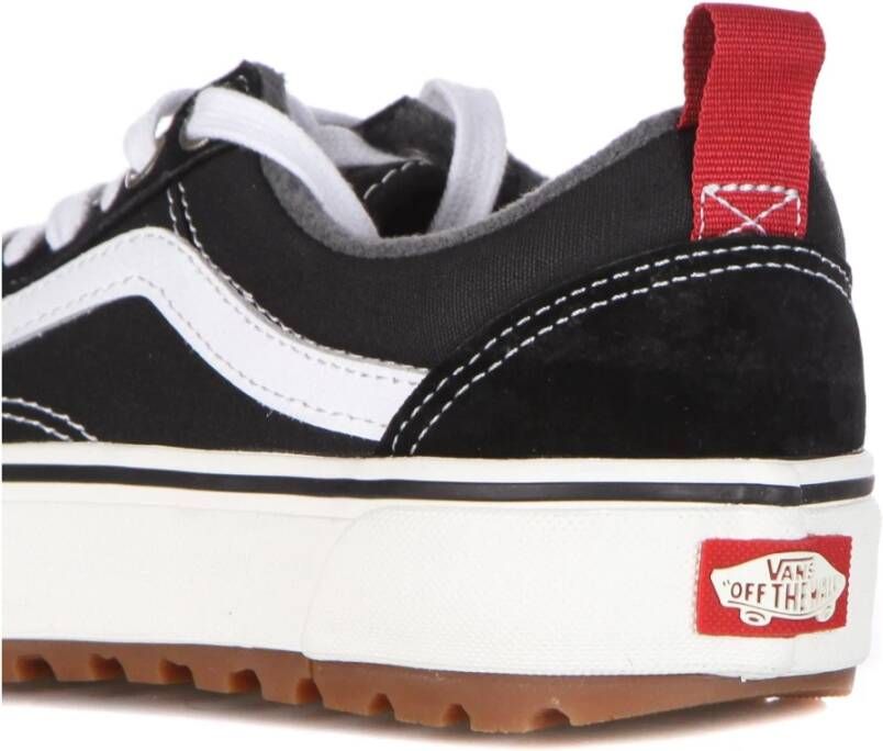 Vans Zwart Wit Lage Sneaker met Primaloft Padding Black Dames