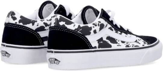 Vans Zwart Wit Lage Top Sneakers Dierenprint Black Heren