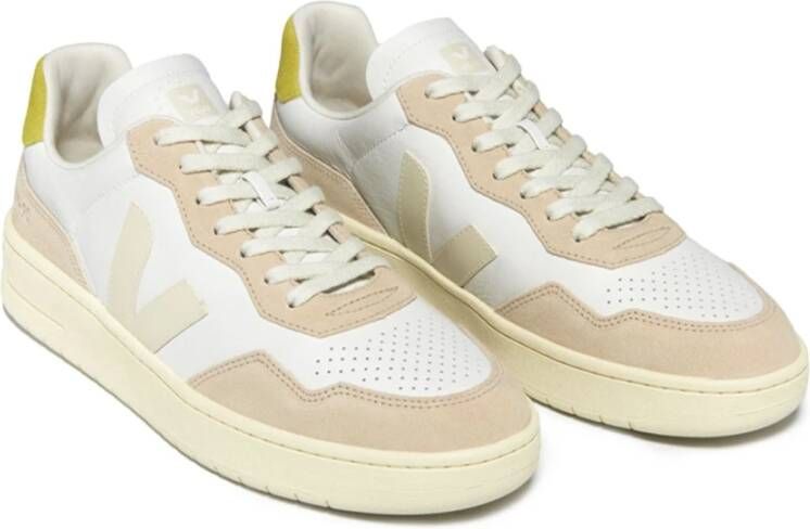 Veja Aegean Project Leren Sneakers Beige Dames