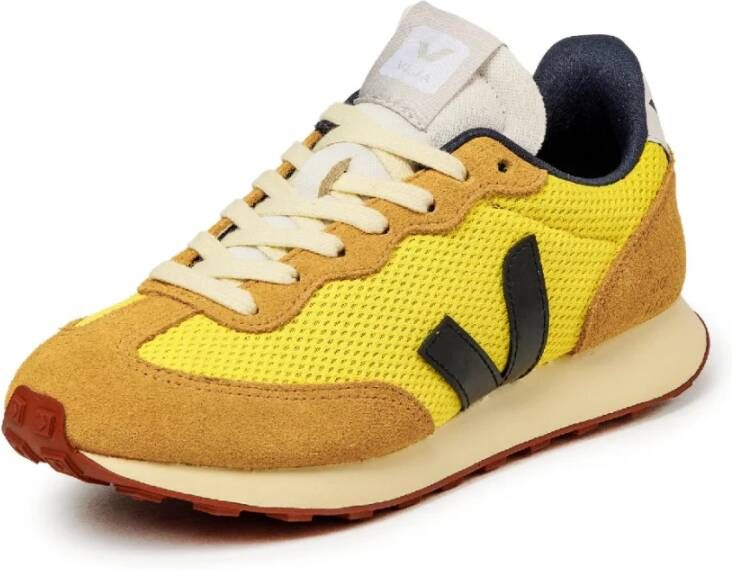 Veja Alveomesh Tonic Black Sneakers Yellow Heren