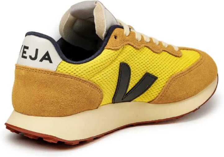 Veja Alveomesh Tonic Black Sneakers Yellow Heren