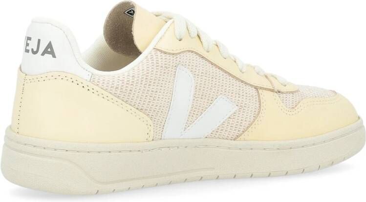 Veja Beige J-Mesh V-10 Sneaker White Dames