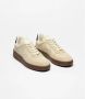 Veja Biologische Leren Sneakers Beige Heren - Thumbnail 2