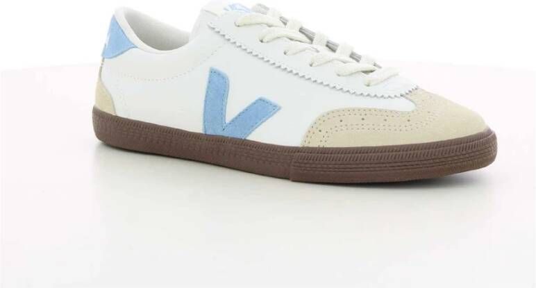 Veja Blauwe Volley Damesschoenen White Dames