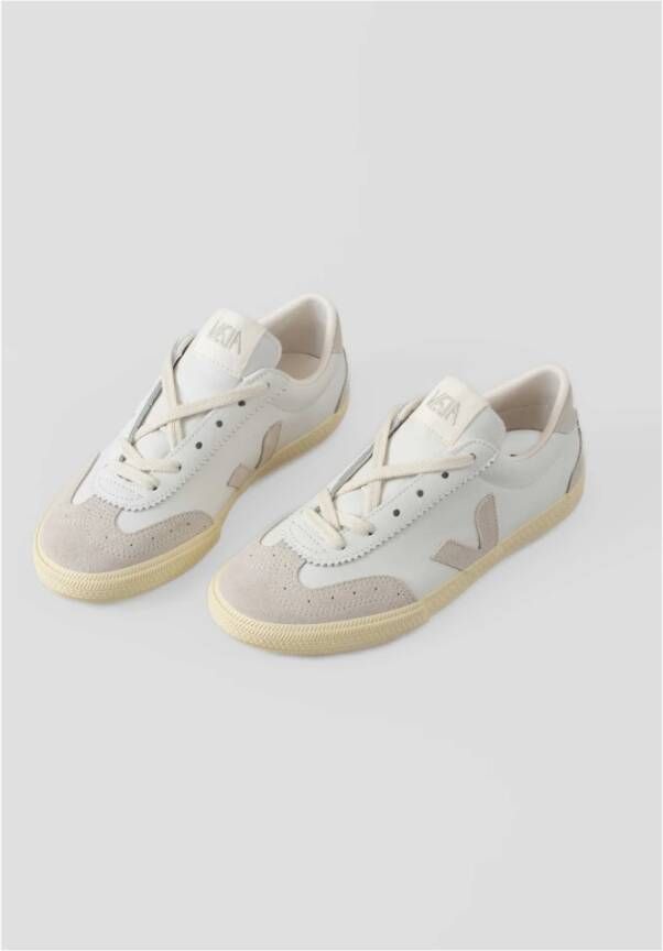 Veja Braziliaanse Volleybal Leren Sneakers White Dames