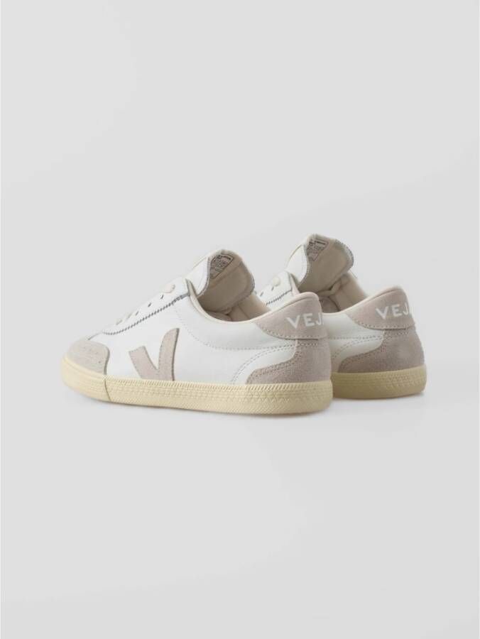 Veja Braziliaanse Volleybal Leren Sneakers White Dames