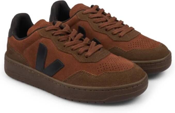 Veja Bruin en zwart gecombineerde sneakers Brown Dames