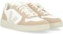 Veja Bruin Leren en Suède Sneaker White Dames - Thumbnail 2