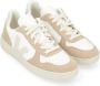 Veja Bruin Leren en Suède Sneaker White Dames - Thumbnail 4