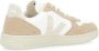 Veja Bruin Leren en Suède Sneaker White Dames - Thumbnail 5