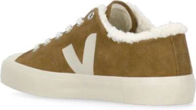 Veja Bruine Leren Sneakers voor Vrouwen Brown Dames