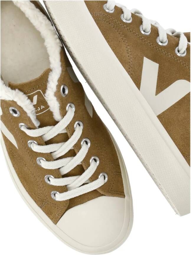 Veja Bruine Leren Sneakers voor Vrouwen Brown Dames