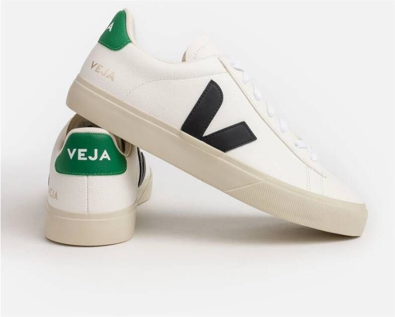 Veja Campo Chromefree Leren Sneakers Wit Heren