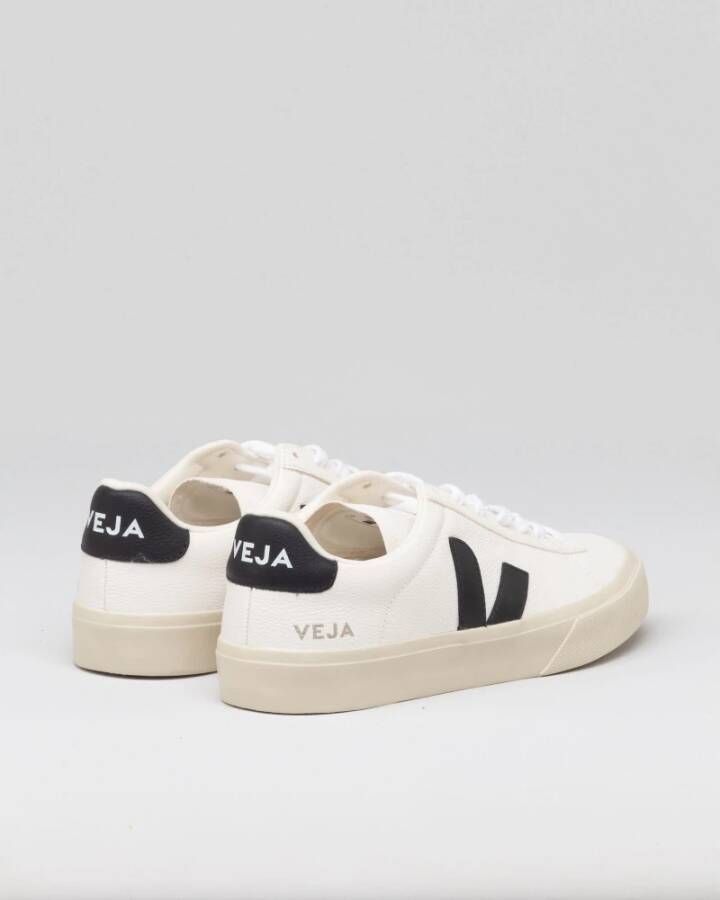 Veja Campo Chromefree Leren V Sneakers Wit Heren