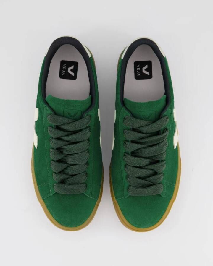 Veja Campo Suede Sneakers Green Heren