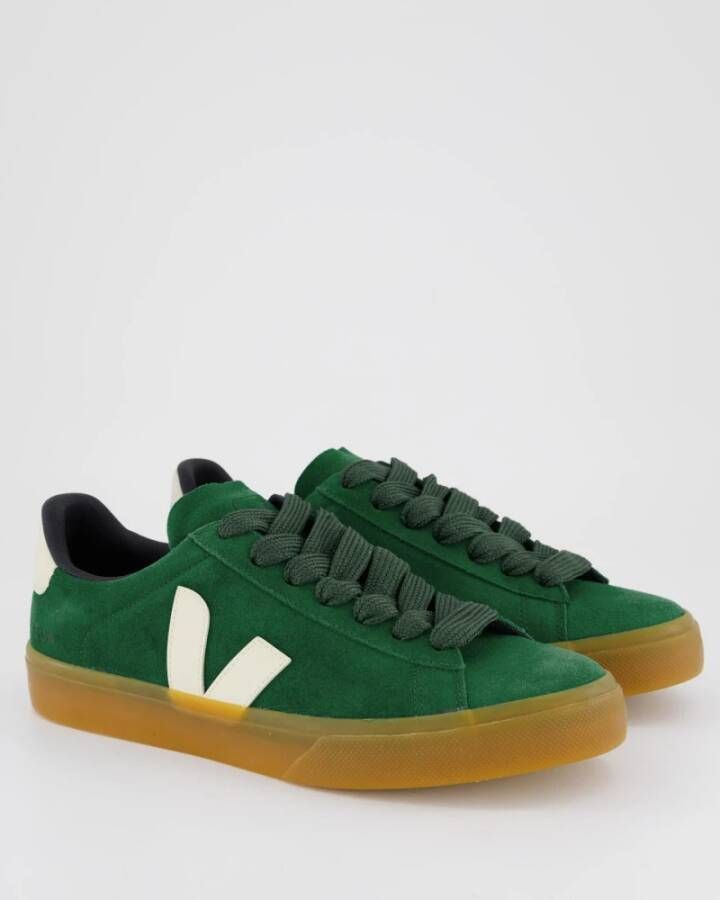 Veja Campo Suede Sneakers Green Heren