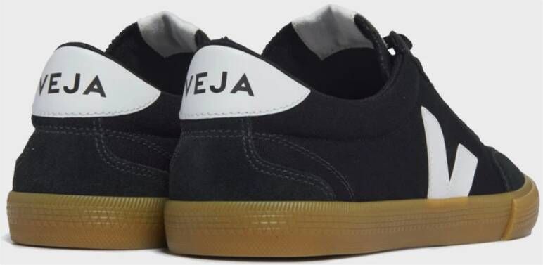 Veja Canvas Sneakers Zwart Wit Natuurlijk Black Dames