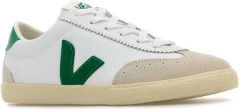 Veja Canvas Volley Sneakers in Wit Multicolor Dames