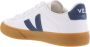 Veja Dames Campo Sneaker Leer Wit Blauw White Dames - Thumbnail 6