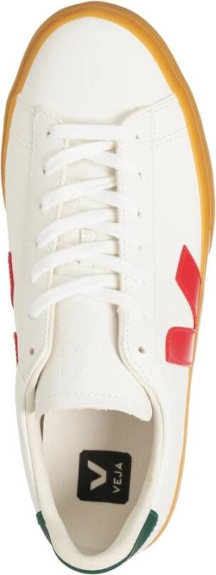 Veja Eenvoudige Vetersluiting Sneakers White Heren