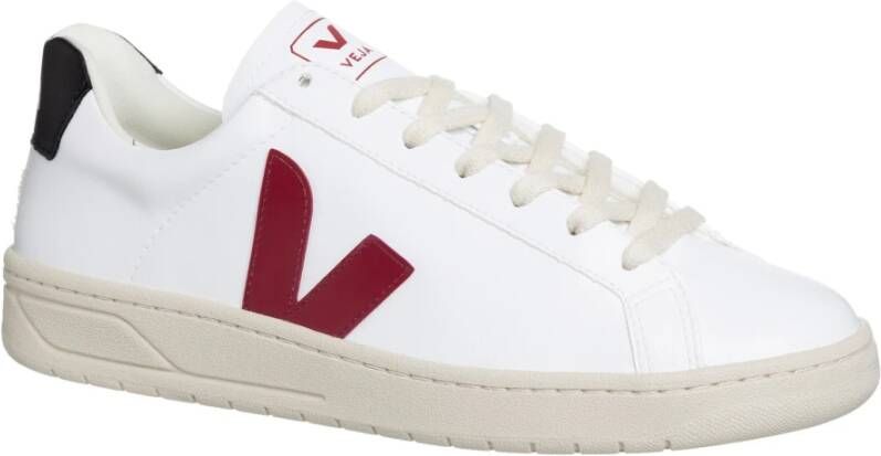 Veja Effen Vetersluiting Sneakers Wit Heren