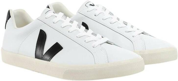 Veja Esplar lederen sneakers Wit Dames