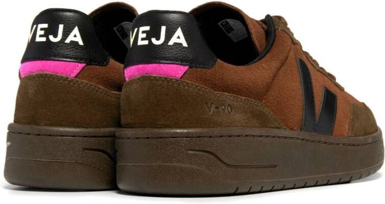 Veja Ethical Suède Sneakers Walnoot Zwart Brown Heren