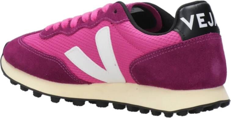 Veja Fuchsia Sneakers met Organische Materialen Roze Dames