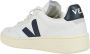 Veja Geperforeerde leren sneakers wit blauw White Heren - Thumbnail 3