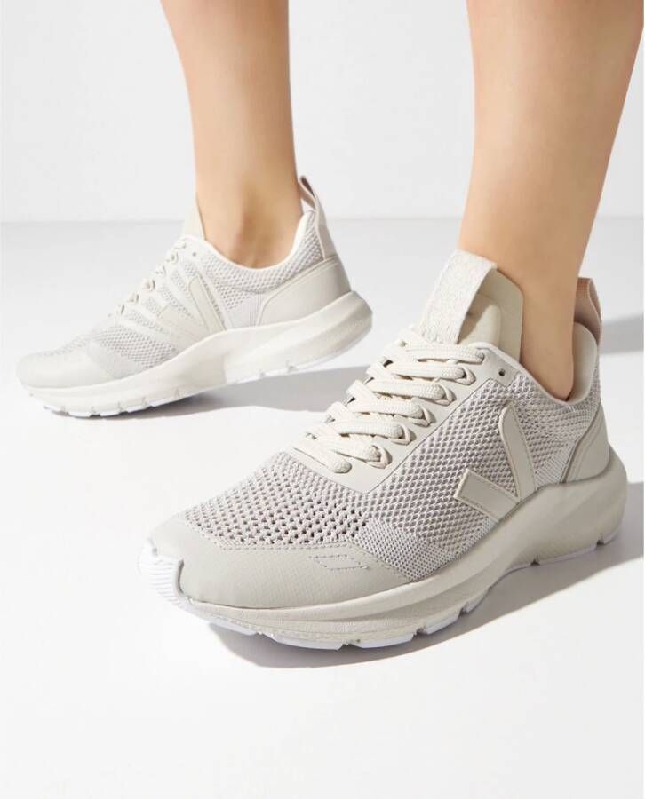 Veja Grijze en witte sportsneakers van Rick Owens Gray Dames