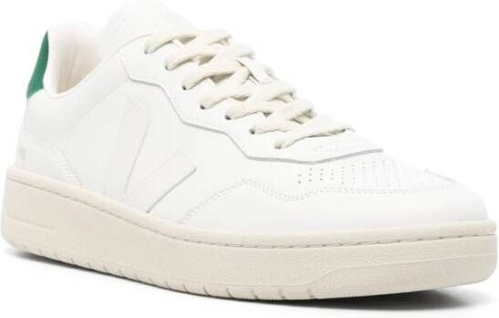 Veja Groen Wit Leren Panel Sneakers White Heren