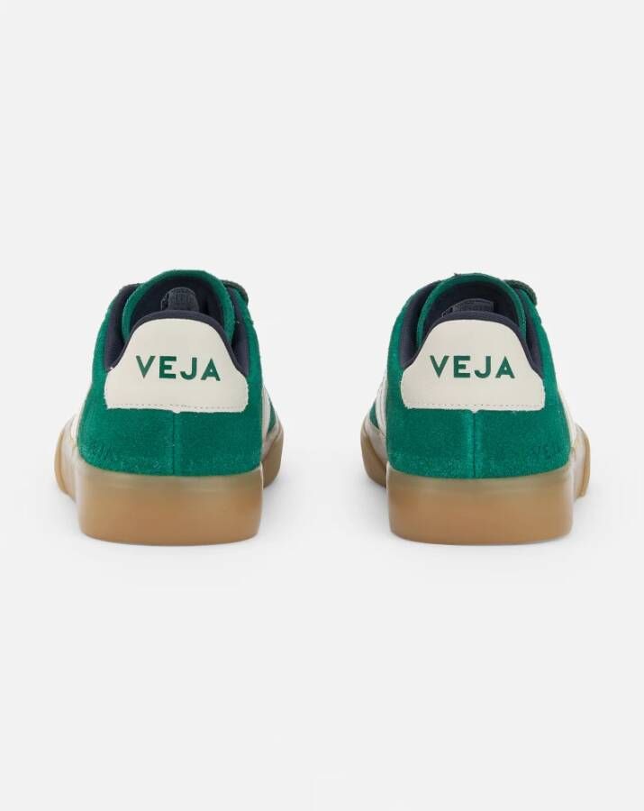 Veja Groene Sneakers met Witte Details Green Dames