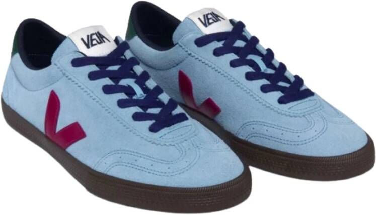 Veja Sneakers met Inzetontwerp en Logo Blue Dames