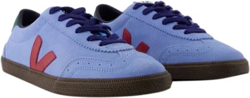 Veja Leather sneakers Blue Dames