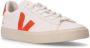 Veja Leren Logo Sneakers Vetersluiting Ronde Neus White - Thumbnail 19