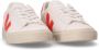 Veja Leren Logo Sneakers Vetersluiting Ronde Neus White - Thumbnail 20