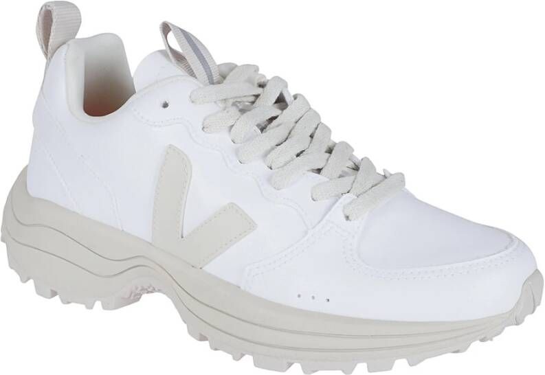 Veja Leren sneakers met wit logo White Dames